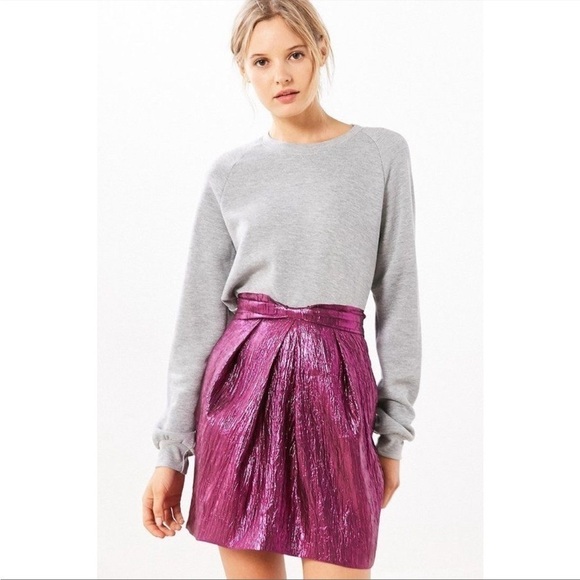 SILENCE + NOISE Purple Rain Mini Skirt - Picture 2 of 5